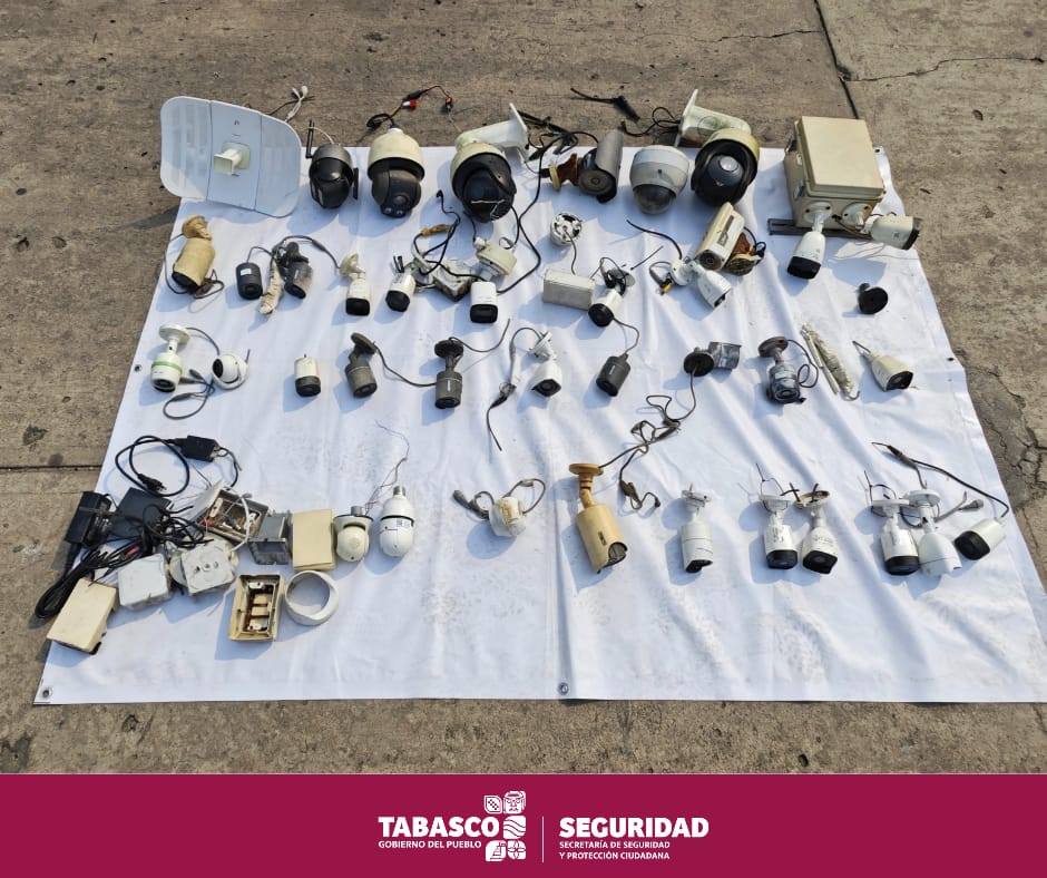 309 cámaras de vigilancia ilegales han sido desmanteladas en Tabasco
