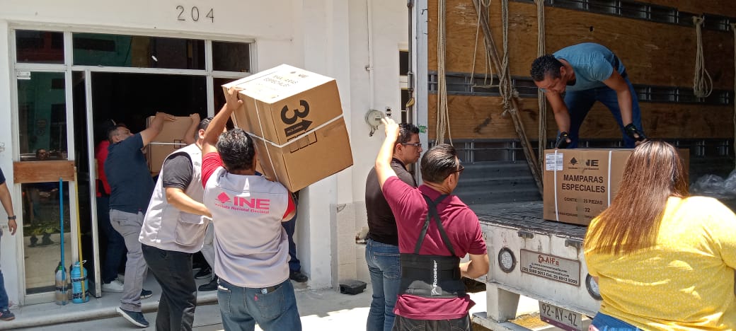 Recibe INE material no custodiado para elección del Poder Judicial de la Federación