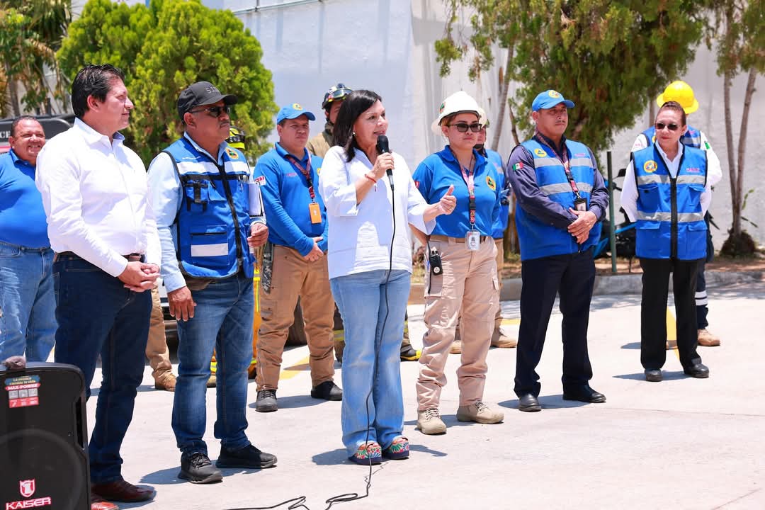 Participa Gobierno de Centro en Primer Simulacro Nacional 2025
