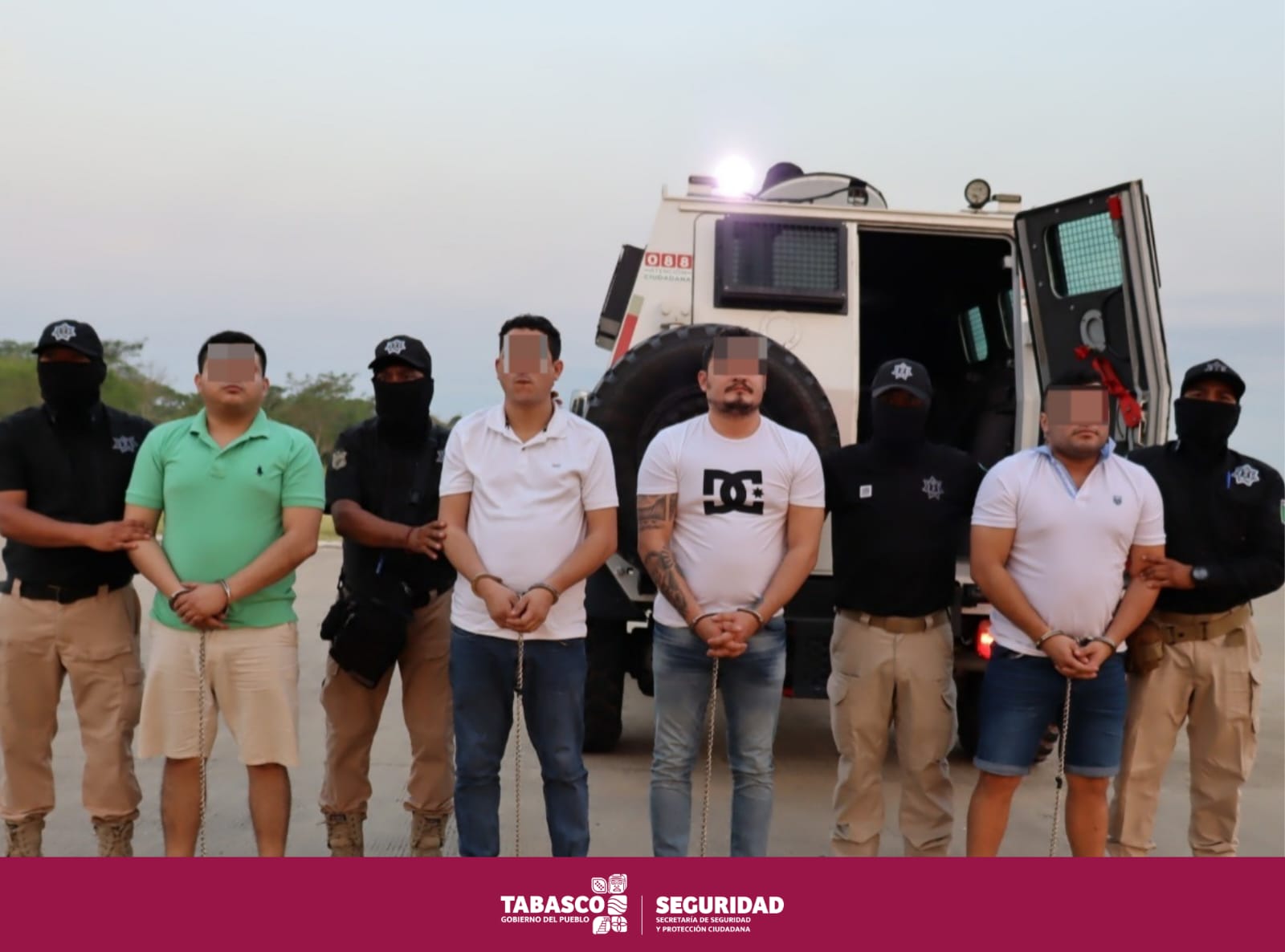 'La Geisha', 'El Guasón' y 'el Pescuezo', son trasladados a Oaxaca