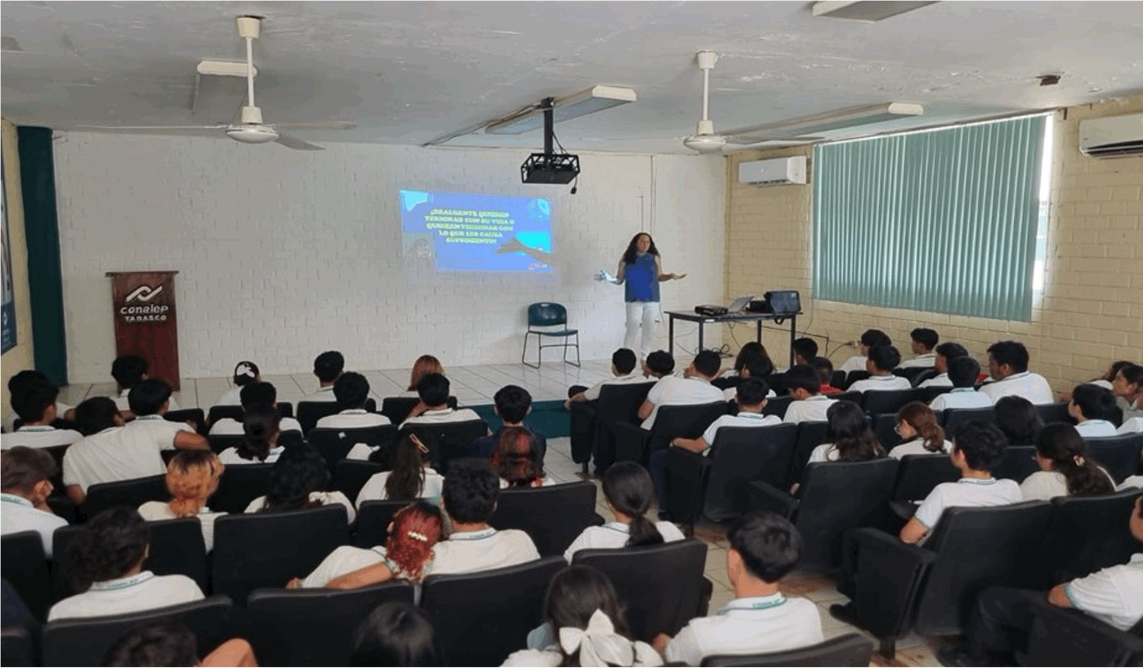 Promueve Gobierno de Centro entre jóvenes temas de prevención contra la violencia