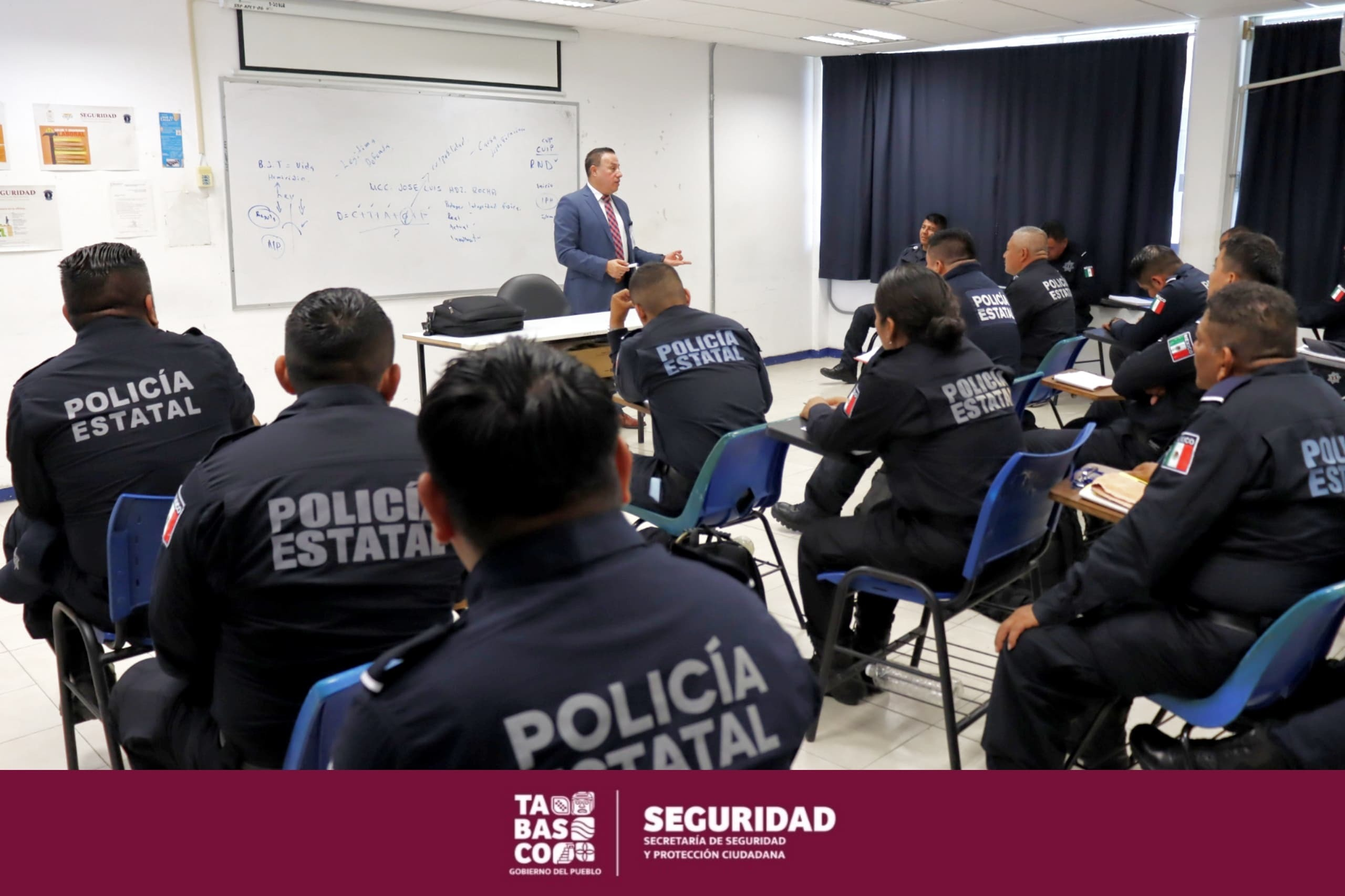 Reciben Policías Estatales capacitación sobre Procesamiento en el Lugar de Intervención