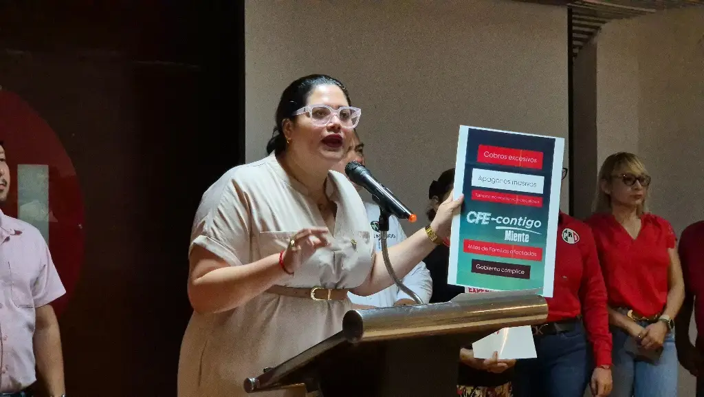 El PRI anuncia protesta pacífica contra la CFE por altas tarifas y mal servicio en Tabasco