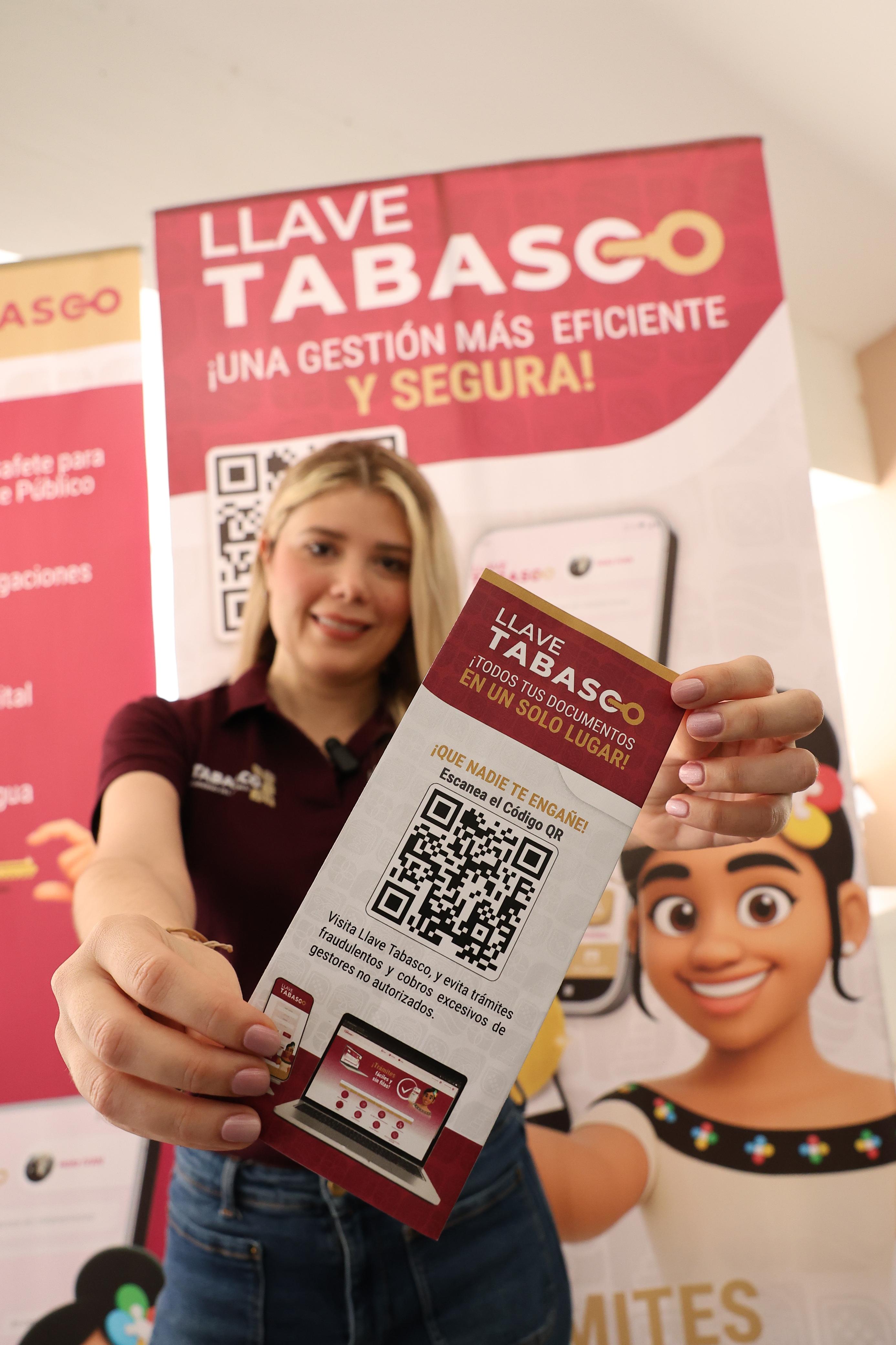 Llave Tabasco supera 21 mil trámites digitales a tres semanas de operación
