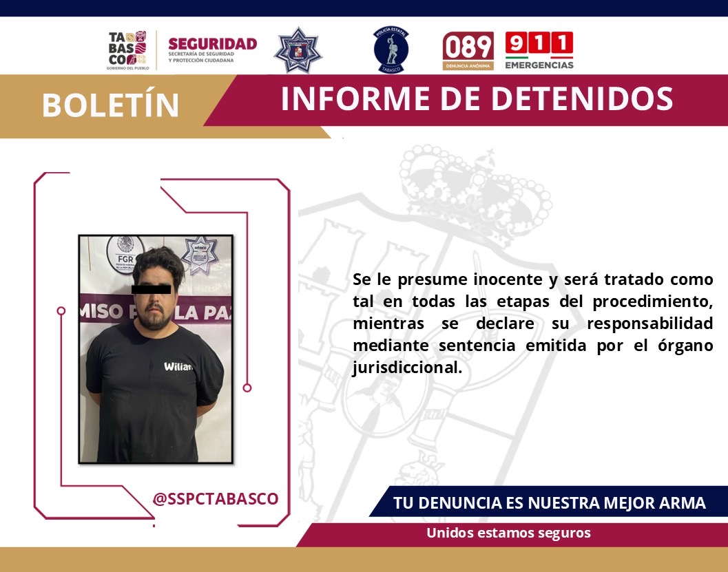 SSPC captura a hombre con arma y droga en zona céntrica