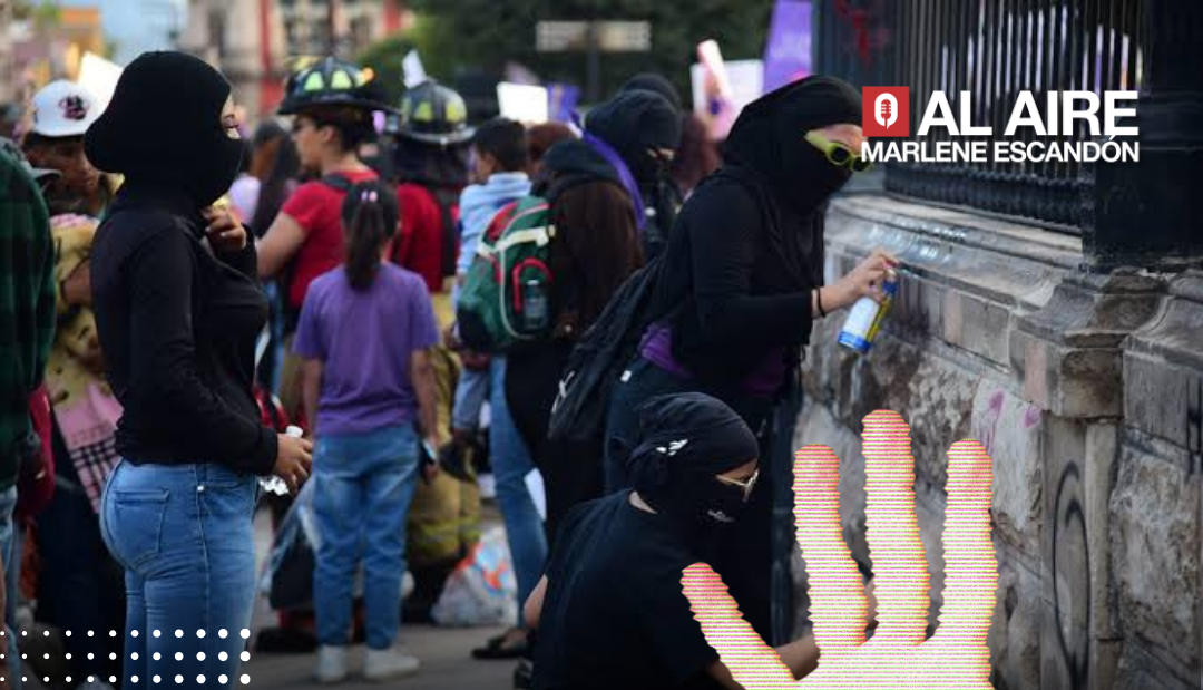 "¿Qué nos importa más?", prioritario frenar la violencia contra las mujeres, más que condenar pintas del 8M: IEM