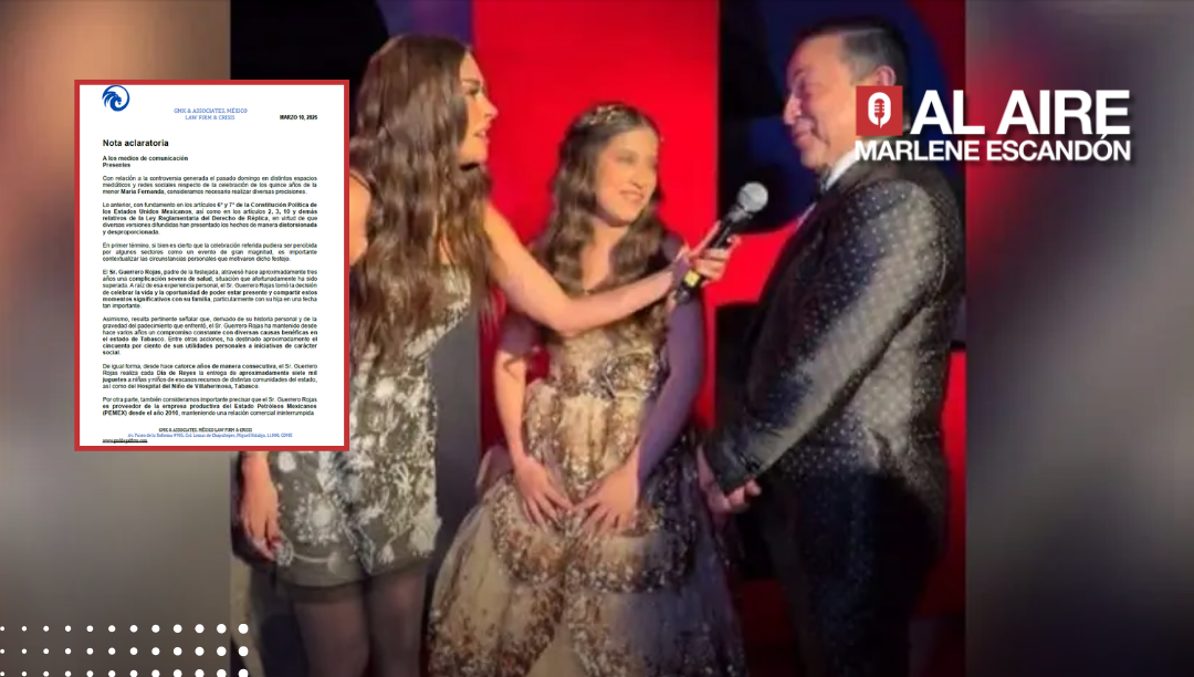 Empresario responde a polémica por fiesta de XV años viral en Villahermosa