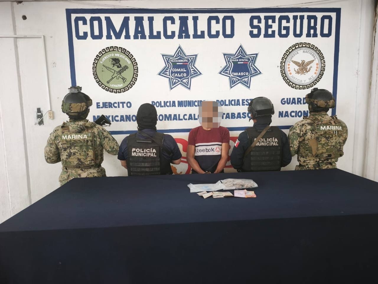 Detienen a presunto narcomenudista en Comalcalco; traía marihuana y “cristal”