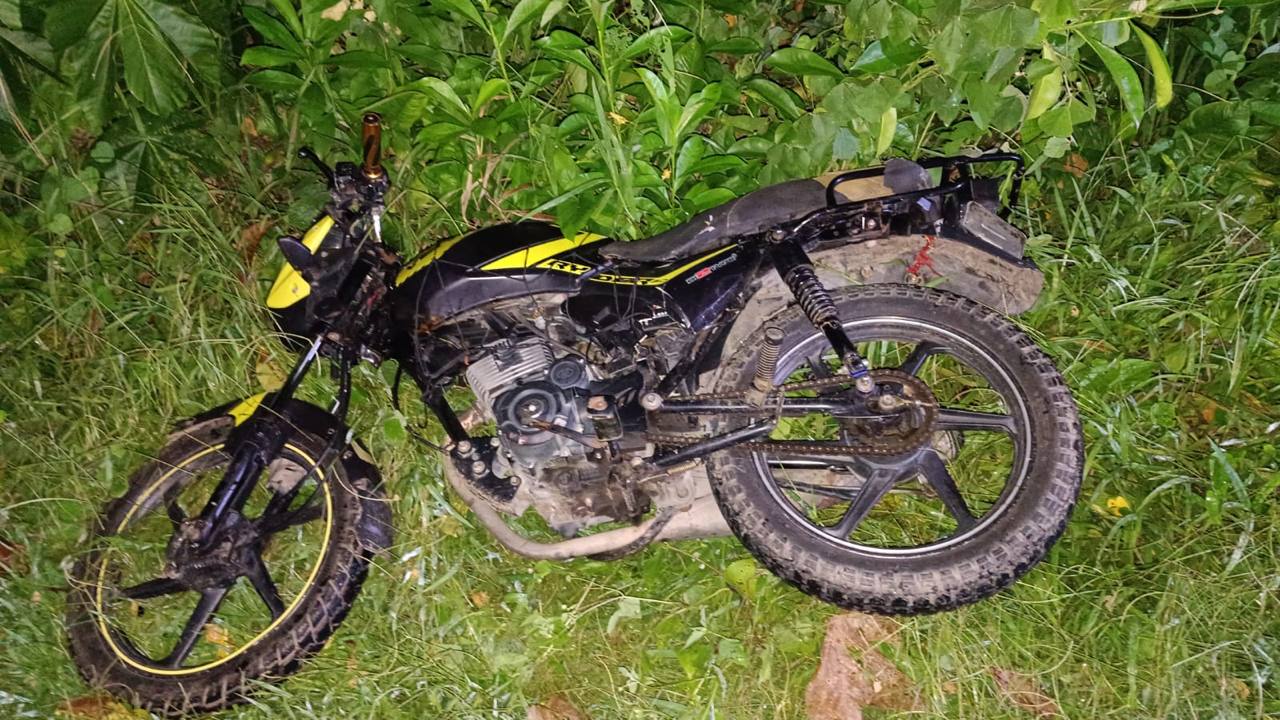 Recupera Policía de Comalcalco moto con reporte de robo