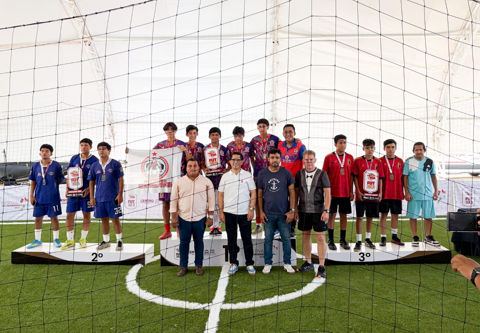 Gaviotas y Gacelas Plus se coronan campeones de la Copa VSA Fut 3x3 en el Festival Villahermosa 2026