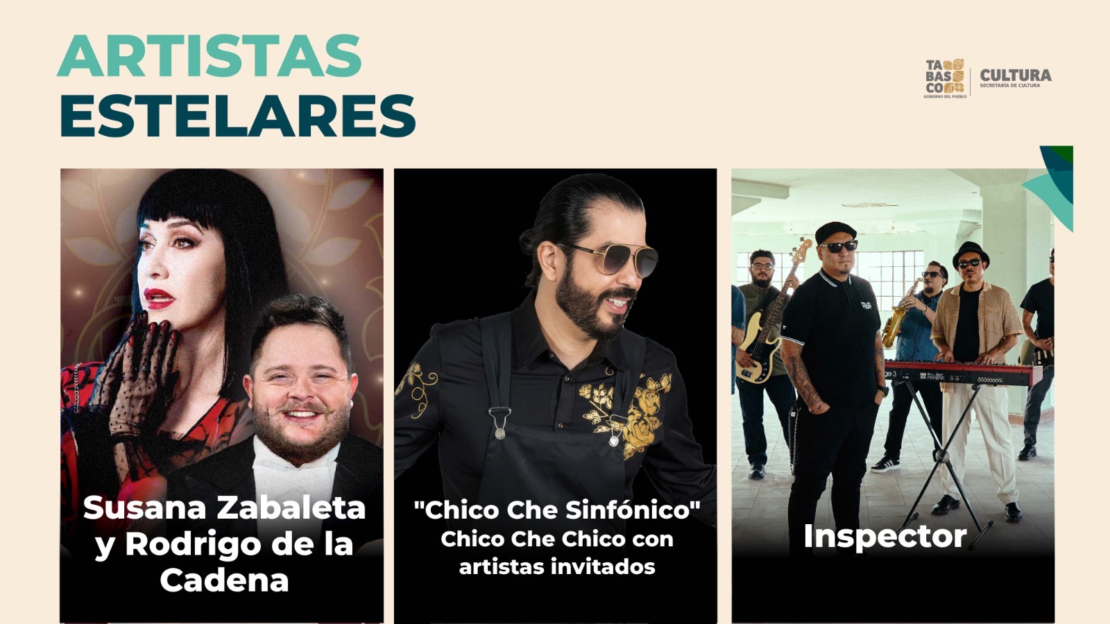 Susana Zabaleta, Inspector y Chico Che Sinfónico encabezarán el Festival CEIBA 2026
