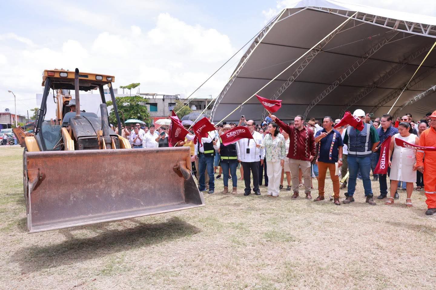 Inicia la construcción del Centro Comunitario “México Imparable” en la Ra. Medellín y Madero 2ª Sección