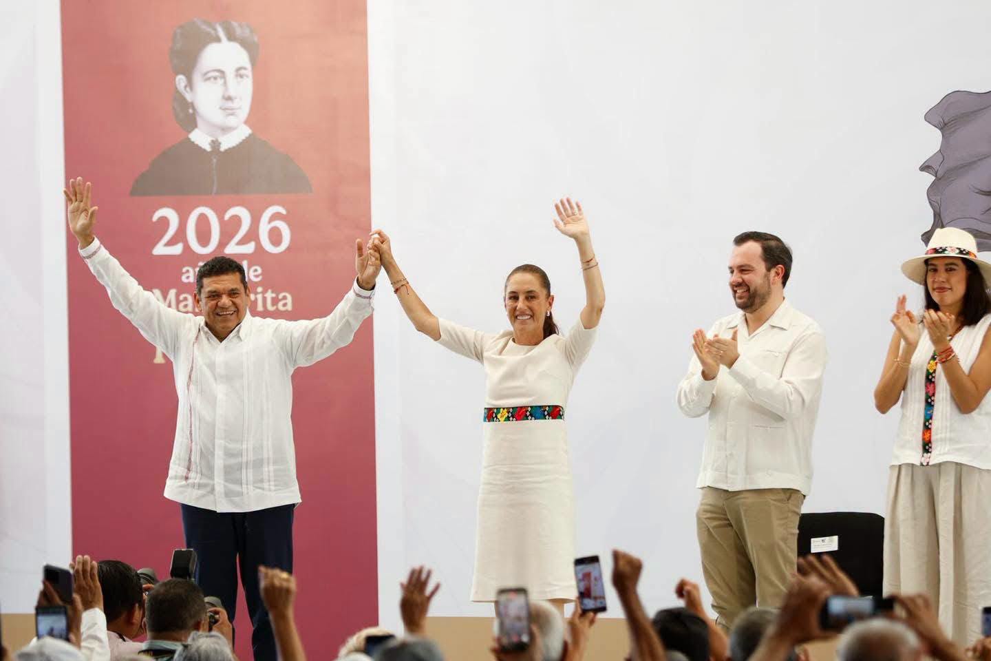 Jalpa de Méndez acompañó la visita de la Presidenta de México a Tabasco.