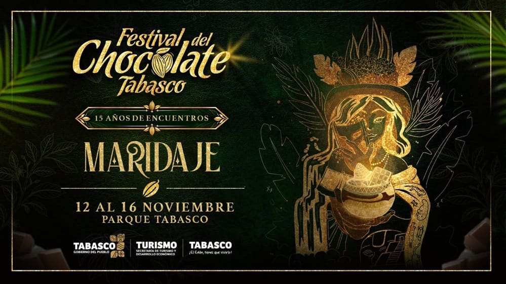 15.º Festival del Chocolate Tabasco 2026  y contará con la participación de Aleks Syntek