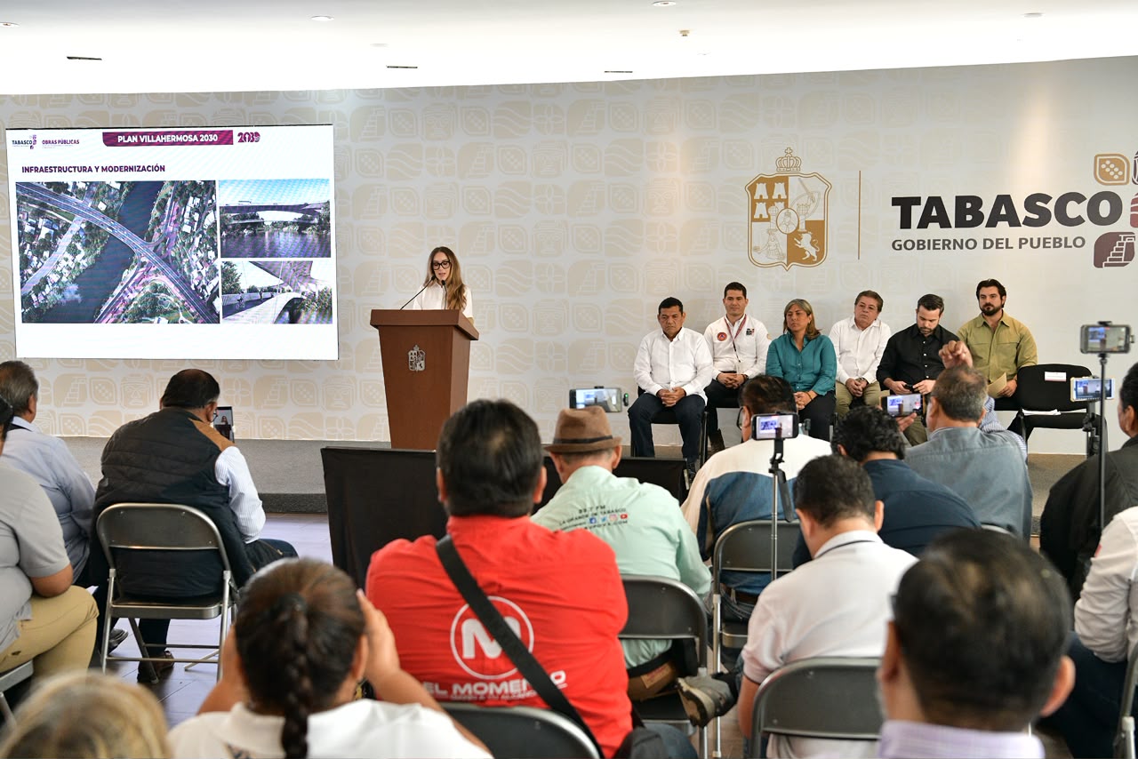 Villahermosa 2030 avanza en obras de seguridad, movilidad e infraestructura.